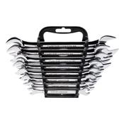 Draper 64609 Open End Spanner Set Metric 8pc Double Ended