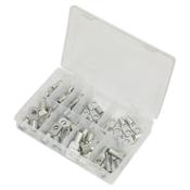 Sealey AB016CT Copper Lug Terminal Assortment 52pc