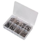Sealey AB043SE O-Clip Single Ear Assortment 160pc Stainless Steel