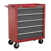 Sealey AP22505BB American PRO Rollcab 5 Drawer - Red/Grey