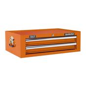 Sealey AP26029TO Mid-Box 2 Drawer with Ball Bearing Slides - Orange