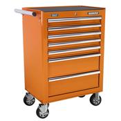 Sealey AP26479TO Rollcab 7 Drawer with Ball Bearing Slides - Orange