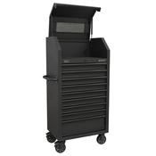Sealey AP2709BE Tower Cabinet 9 Drawer 690mm with Soft Close Drawers &amp; Power Strip