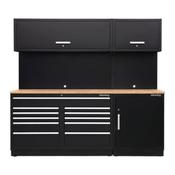 Sealey APMSCOMBO4W Premier 2.33m Storage System - Oak Worktop