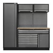 Sealey APMSSTACK09W Superline Pro 1.96m Storage System - Pressed Wood Worktop