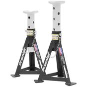 Sealey AS3 Axle Stands (Pair) 3tonne Capacity per Stand - White