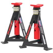 Sealey AS3R Axle Stands (Pair) 3tonne Capacity per Stand - Red