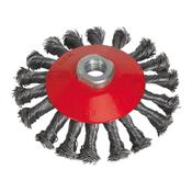 Sealey CWB115 Conical Wire Brush Ø115mm M14 x 2mm