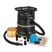 Sealey DFS35M Vacuum Cleaner Industrial Dust-Free Wet/Dry 35L 1000W/230V Plastic Drum Class M Self-Clean Filter image