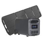 Sealey DL181 Dellonda Portable Power Station 3000W &amp; ETFE Foldable Solar Panel 220W