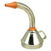 Sealey FM16F Funnel Metal with Flexible Spout &amp; Filter Ø160mm
