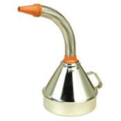 Sealey FM20F Funnel Metal with Flexible Spout &amp; Filter Ø200mm