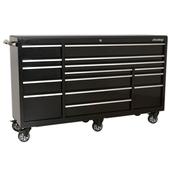 Sealey PTB183015 Rollcab 15 Drawer 1845mm Heavy-Duty Black
