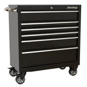 Sealey PTB93006 Rollcab 6 Drawer 930mm Heavy-Duty Black