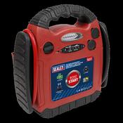 Sealey RS132 RoadStart® Emergency Jump Starter with Air Compressor 12V 900 Peak Amps image