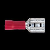 Sealey RT21 Push-On Terminal 6.3mm Female Red Pack of 100 image