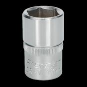 Sealey S1217 WallDrive® Socket 17mm 1/2"Sq Drive image