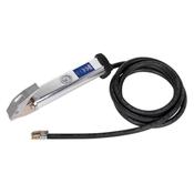 Sealey SA396 Tyre Inflator with 2.7m Hose &amp; Clip-On Connector