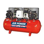 Sealey SAC2276B Air Compressor 270L Belt Drive 2 x 3hp with Cast Cylinder