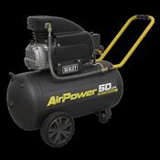 Sealey SAC5020E110V 50L Direct Drive Air Compressor 2hp 110V image