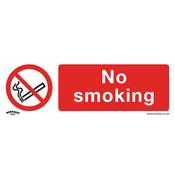 Sealey SS13V1 Prohibition Safety Sign - No Smoking - Self-Adhesive Vinyl