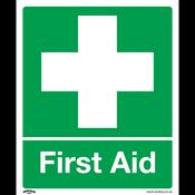 Sealey SS26V1 Safety Sign - First Aid - Self-Adhesive Vinyl image