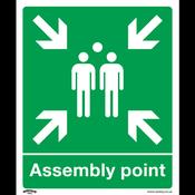 Sealey SS37P1 Safe Conditions Safety Sign - Assembly Point - Rigid Plastic image