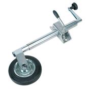 Sealey TB371 Jockey Wheel &amp; Clamp Ø35mm - Ø150mm Solid Wheel