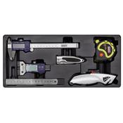 Sealey TBT12 Tool Tray with Measuring &amp; Cutting Set 6pc