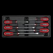 Sealey TBT29 Tool Tray with Hammer-Thru Screwdriver Set 6pc image