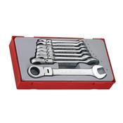 Teng TT6508RF Flexible Ratchet Spanner Set, 8 Piece image