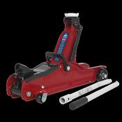 Sealey 1050CXLE Low Profile Short Chassis Trolley Jack 2 Tonne image