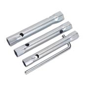 Sealey MS165 Spark Plug Box Spanner Set 3pc Long Reach Double End image
