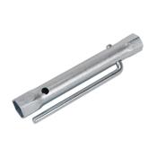 Sealey MS161 Long Reach Double End Spark Plug Box Spanner with L-Bar 18/21mm image