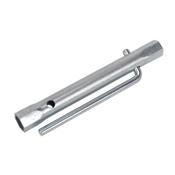 Sealey MS160 Long Reach Double End Spark Plug Box Spanner with L-Bar 14/16mm image
