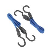 Sealey BCS15 Flat Bungee Cord Set 460mm 2pc image