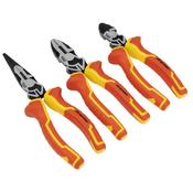 Sealey AK83452 Pliers Set 3pc VDE Approved image