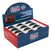 Sealey AK98912 Rubber Tape Measure 5m(16ft) x 19mm Metric/Imperial Display Box of 12 image