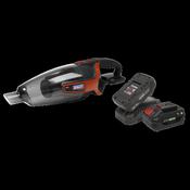 Sealey CP20VCVKIT Cordless Handheld Vacuum Cleaner 650ml 20V Kit - 2 Batteries image