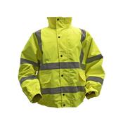 Sealey 802L Hi-Vis Yellow Jacket with Quilted Lining &amp; Elasticated Waist - Large image