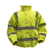 Sealey 802XL Hi-Vis Yellow Jacket with Quilted Lining &amp; Elasticated Waist - X-Large image