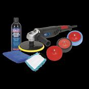 Sealey CPK03 Ã˜180mm Pro Electric Polisher Kit 1100W/230V image