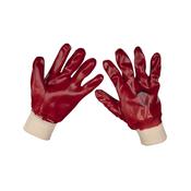 Sealey 9106L General-Purpose PVC Gloves Knitted Wrist (Large) - Pair image