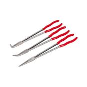 Sealey AK8576 Needle Nose Pliers Set 3pc Extra-Long 400mm image