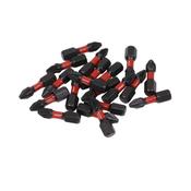 Sealey AK8273 Pozi #2 Impact Power Tool Bits 25mm - 20pc image