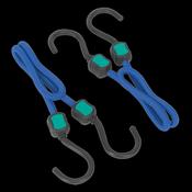 Sealey BCS19 Bungee Cord Set 2pc 460mm image