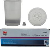 3M PPS Lid &amp; Liner Kits, Large, 850 ml, 125 µ image