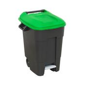 Sealey BM100PG Refuse/Wheelie Bin with Foot Pedal 100L - Green image