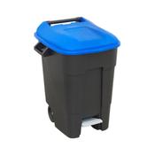 Sealey BM100PB Refuse/Wheelie Bin with Foot Pedal 100L - Blue image