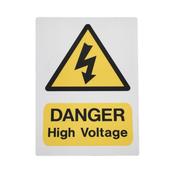Sealey HVSA4 High Voltage Warning Sign 200 x 300mm image